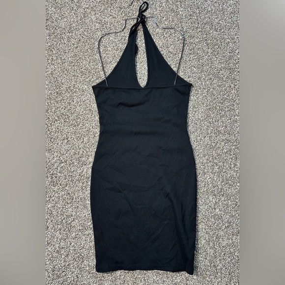 NWOT Wild Fable Ribbed Halter Neck Mini Dress Size Medium - Picture 2 of 4
